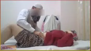 Cinci hoca vakası Türbanlıyı sikiyor