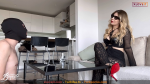 Mistress Ayeste ifşa Kölesini tükürük tahtası yaptı