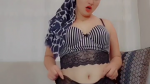 Türbanlı ifşa Zehra Olay soyunup içine dildo aldı