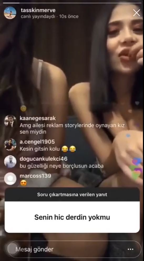 Merve Taşkın ifşa Soru Cevap canlı yayını seyret